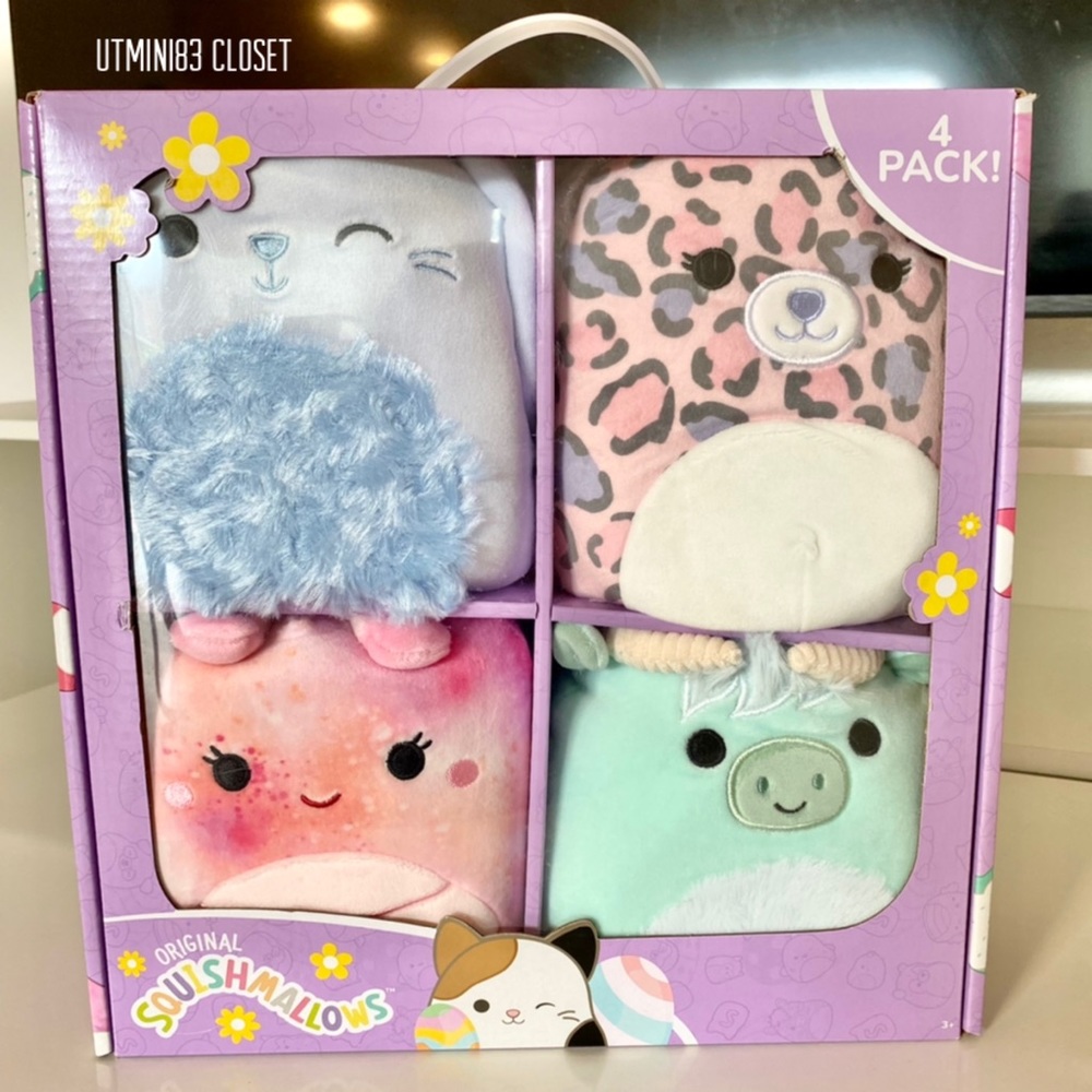 🎁🛍NEW🛍Original Squishmallows Box/stuffy animals/puffy animals toy/4 in box